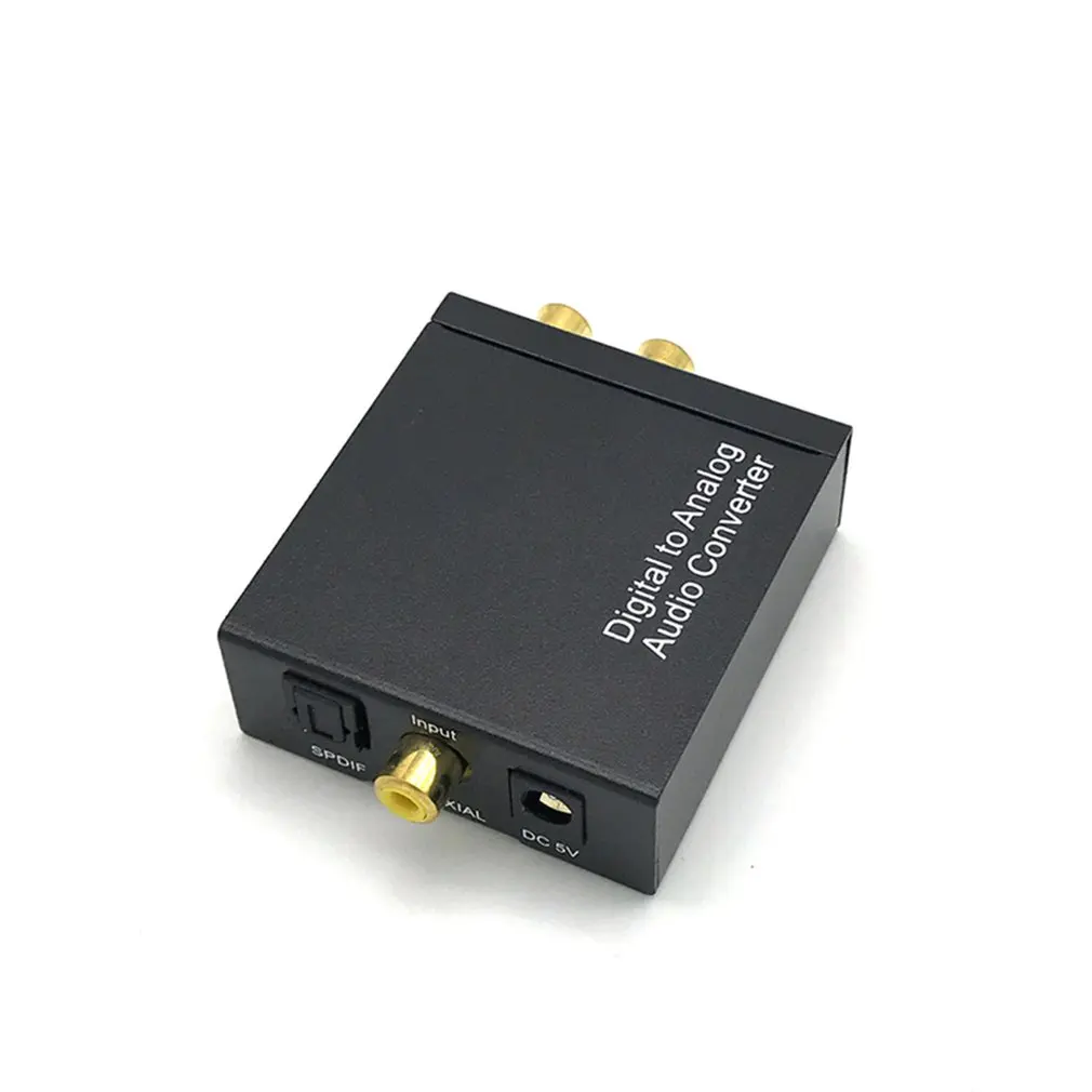 Digital Optical Coaxial Toslink Signal to Analog Audio Converter Adapter RCA To EU US usb | Электроника