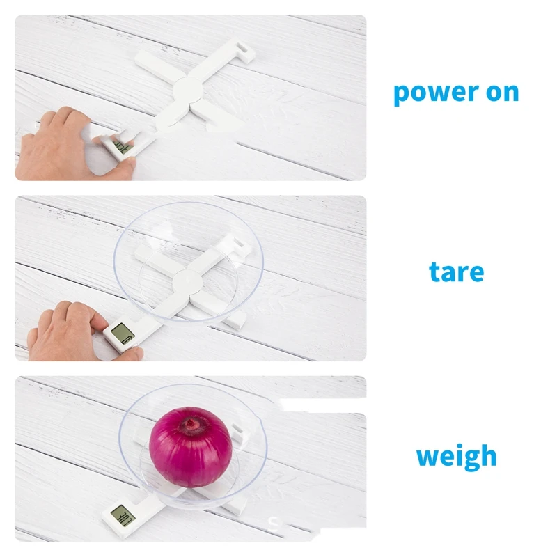 

Mini Folding Digital Food Scale Portable Home Food Weighing Coffee Scale Digital LED Display Kitchen Accessories