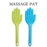 of multifunctional health care human body silicone massage stick to beat meridian fitness back palm massager