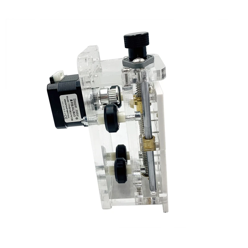 

DIY hand wheel control focal length adjustable laser head fixture with 42 stepper motor for 2 axis desktop diode laser engraving