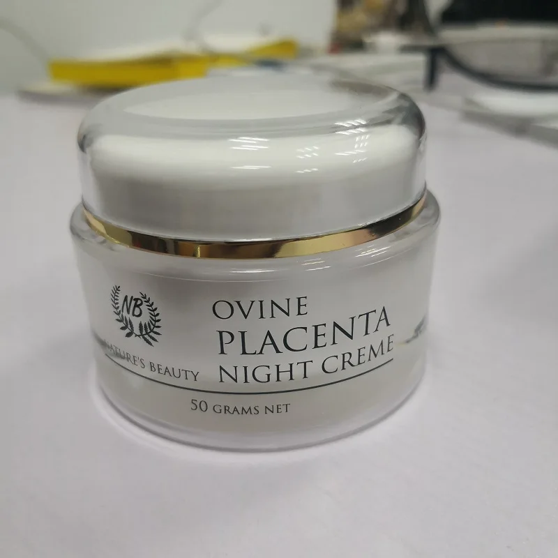 Новозеландский ночной крем-плацента с овчиной и плацентой 50 г уменьшает