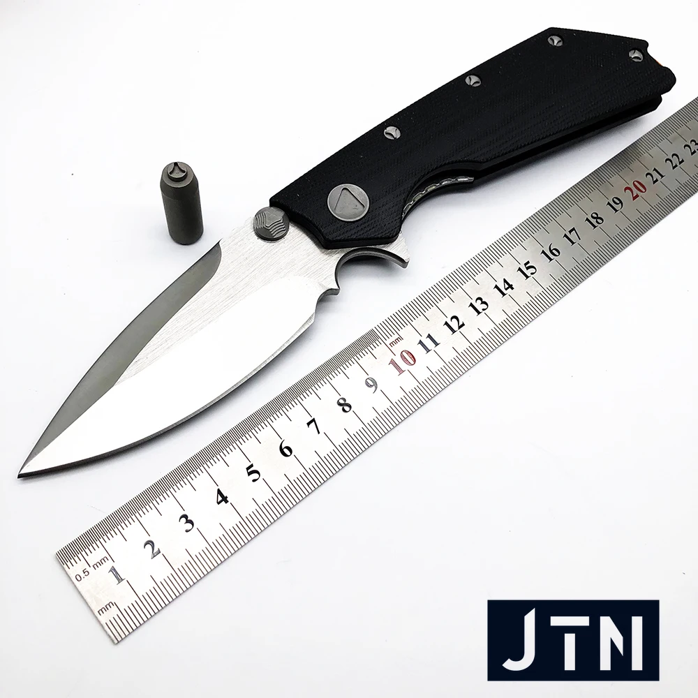 Складной нож JTN DOC 9Cr18Mov тактический карманный Клинок с рукояткой из G10 подшипником