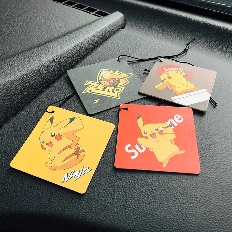 Автомобильная подвеска парфюм Pokemon Pikachu для автомобиля украшение с