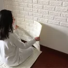 Самоклеящаяся пенополиэтиленовая 3D настенная бумага домашний декор кирпичный узор Водонепроницаемая настенная бумага для спальни гостиной обои 3d