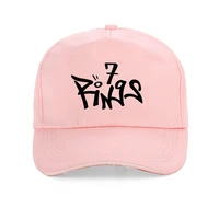 ariana grande pink baseball cap latest album 7 rings caps summer men women %e2%80%8bharajuku pop ariana grande fans hat