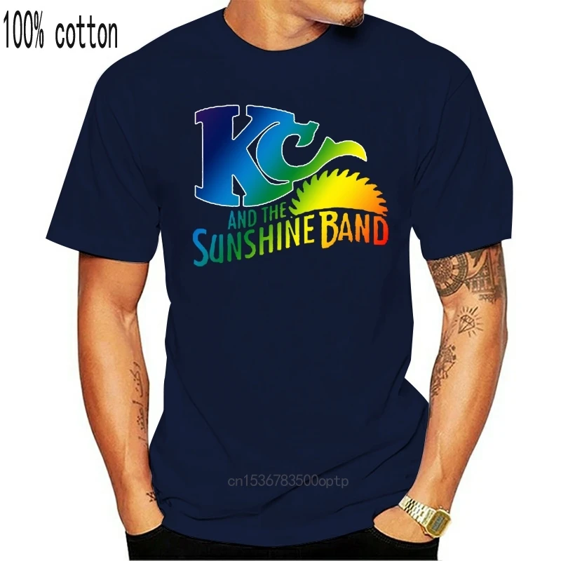 

Мужская черная футболка KC and The Sunshine Band Music, размеры от S до 3XL