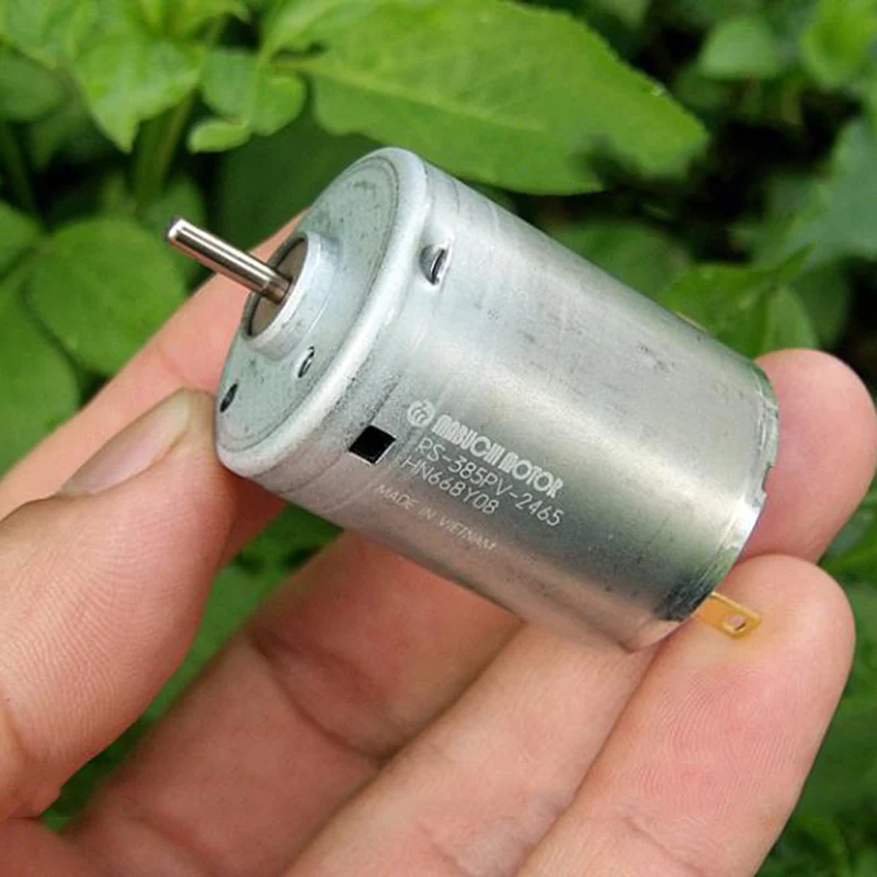 MABUCHI RS 385PV 2465 DC 12 24 В 18500 об/мин высокоскоростная карбоновая щетка Mini 385