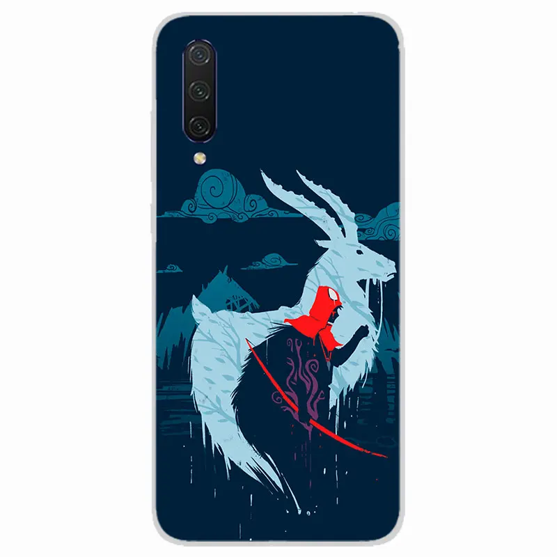 Силиконовый чехол s для Xiaomi mi CC9E 9 8 SE A3 Lite x 2S pocophone F1 Note 3 Princess Mononoke матовый из ТПУ |