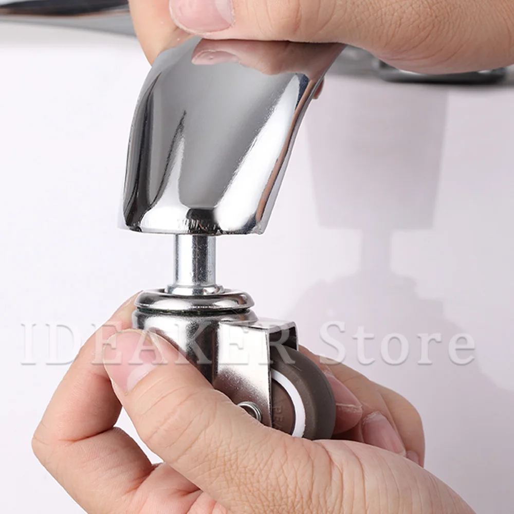 

1/5PCS 360 Degree Swivel Caster Rubber wheels Office Chair Caster Wheels No Noise Wheels caster wheels 1/1.25/1.5/2 Inch