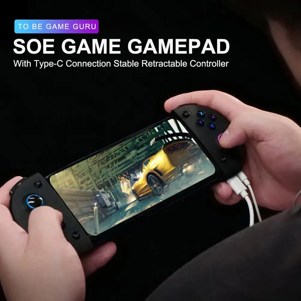 

Gamepad With Type-C Connection Stable Retractable Controller 2 In 1 Gamepad For Children Game Pad Accessories
