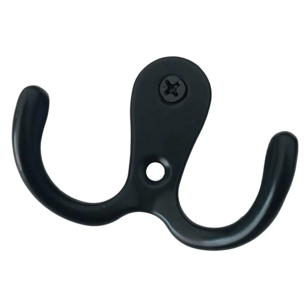 

10pcs/set Coat Door Hooks For Bedrooms Dual Vintage Coat Hook Wall Mounted Hanging Clothes Robe Towel