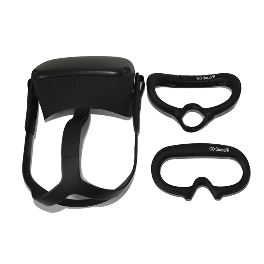 VR очки маска для глаз крышка для Oculus Quest VR гарнитура Sweatproof дышащая Губка Лицо повязка на глаза, маска для сна Pad защитный чехол набор