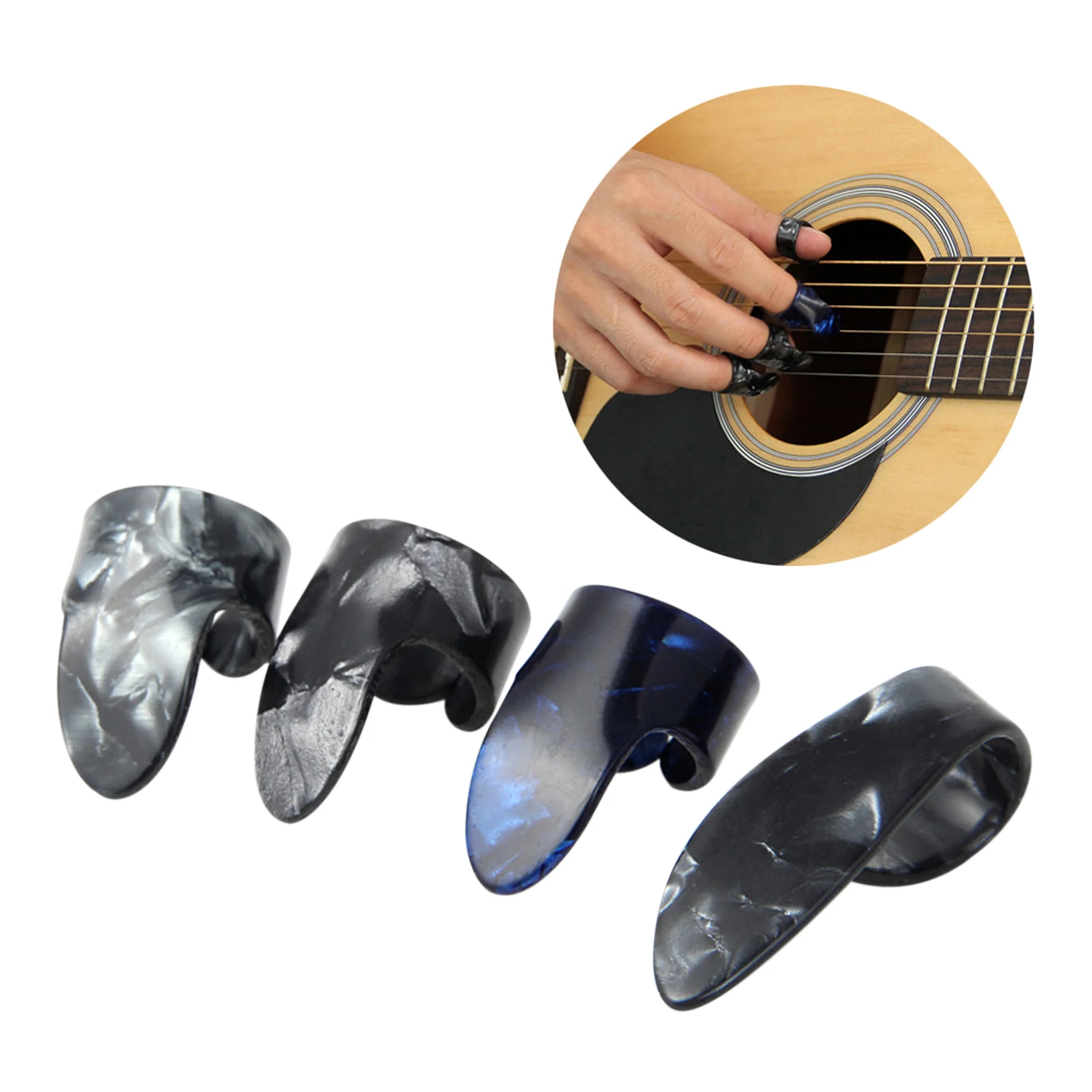 

4PCS Guitar Picks For Electric Bass Guitar Mandolin Banjo Ukulele Portable