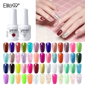 Гель-лак для ногтей Elite99, 15 мл, чистый Цветной Гель-лак для ногтей, удаляемый замачиванием, для маникюра, УФ светодиодная лампа, гибридный гвоздь Гель-лак