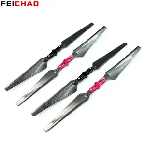 2 пары складных пропеллеров FEICHAO 1555 из углеродного волокна, набор зажимов для DIY Мультикоптер Радиоуправляемый Дрон, запасные части, аксессуары