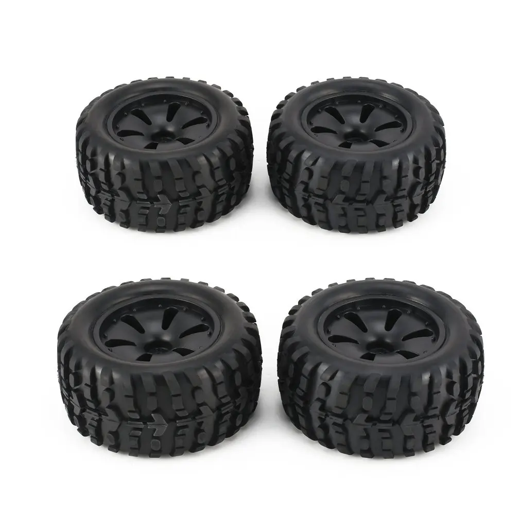 1 пара 1:10 шина для радиоуправляемого автомобиля Monster Truck обода колеса высокой