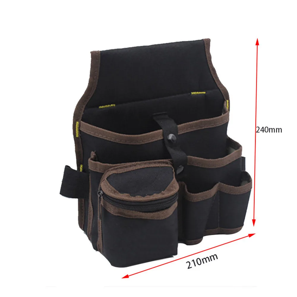

Tool Bag Portable Drill Holder Pouch Cordless Canvas Farbic Tool For Drill Waist Tool Bag Anti-Fall Storage Bags