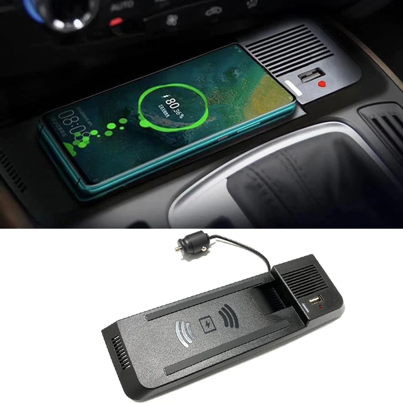 15W Car QI wireless phone charge fast charger charging pad panel charging holder for Audi A4 B8 B9 A4 Allroad A5 S5 RS5 Q5 SQ5
