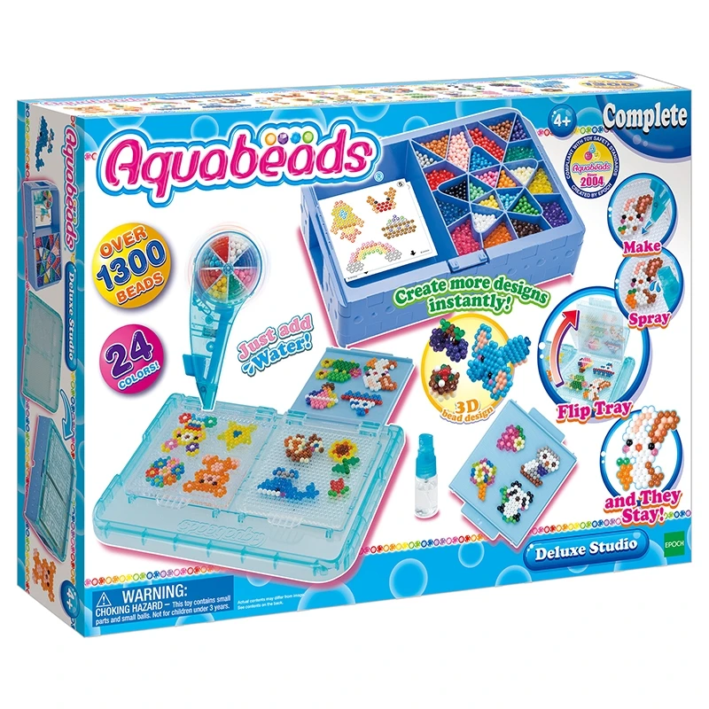 Игровой набор Aquabeads 32798 "Студия Делюкс с формой-перевертышем" аквамозаика