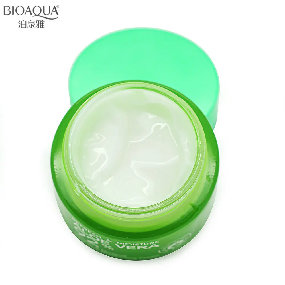 

BIOAQUA Aloe Vera Gel Essence Face Cream Moisturizing Snail Whitening Cream Acne Scar Removal Cream Korean Cosmetics Skin Care