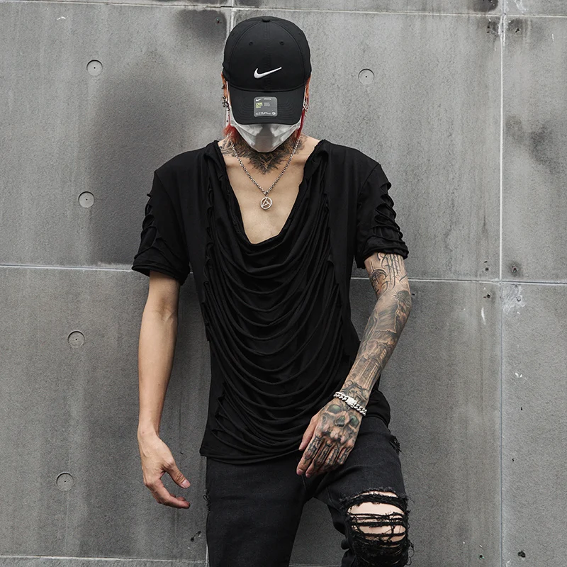 Футболка мужская одежда Парикмахерская тренд ha Лето футболка с коротким рукавом