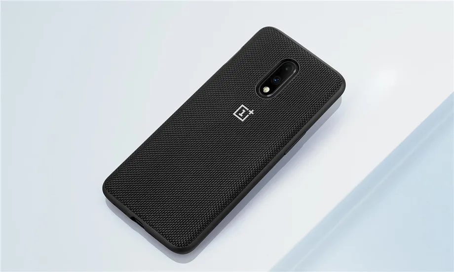 Официальный OnePlus 7 Oneplus 7 Pro 7T 7T Pro защитный чехол Karbon из углеродного песчаника нейлоновый бампер чехол задняя крышка оболочка