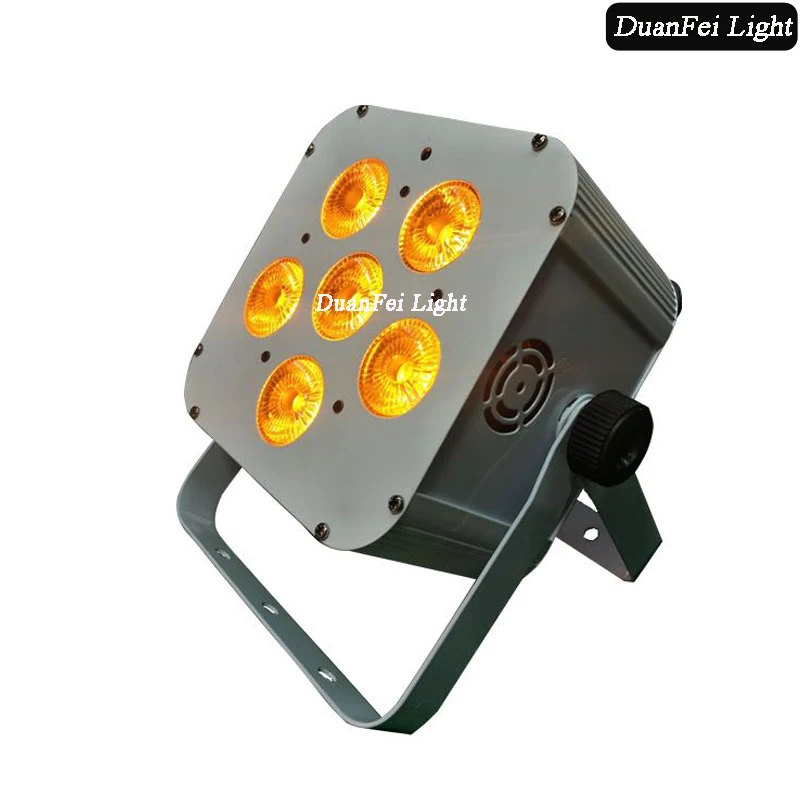 С chargeing Flycase 12 шт. 8 приложение дистанционного беспроводной led мыть par 6X18 Вт rgbwa