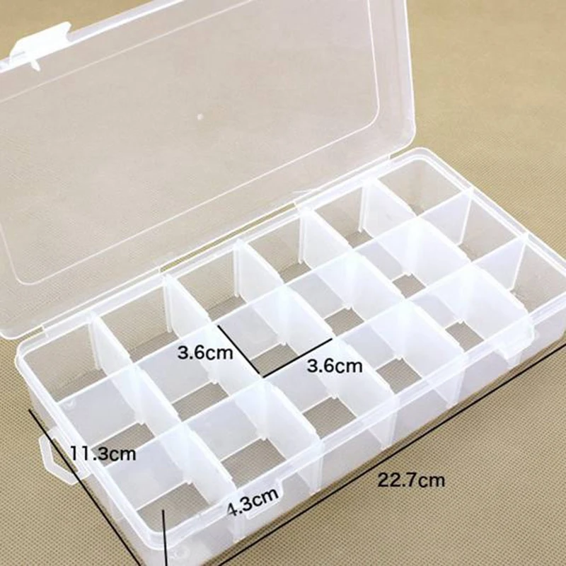 Promotion! Embroidery Floss Organizer Box 18 Compartments With 100 Hard Plastic Bobbins | Дом и сад