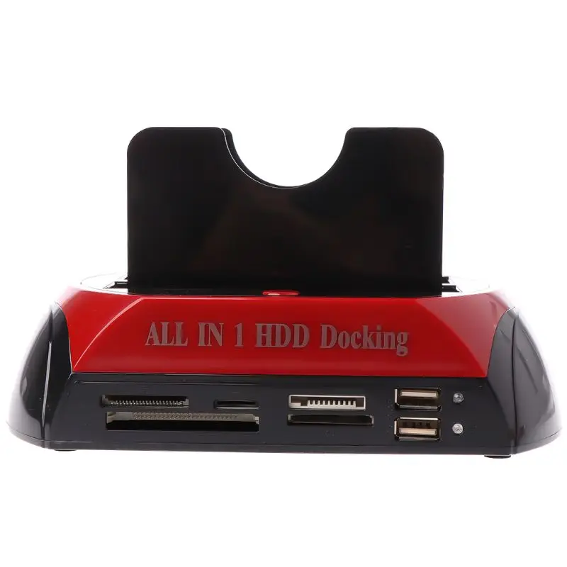 ide sata dual all in 1 hdd dock docking station hard disk drive hdd 2 5 3 5 reader usb 2 0 us external box enclosure case free global shipping