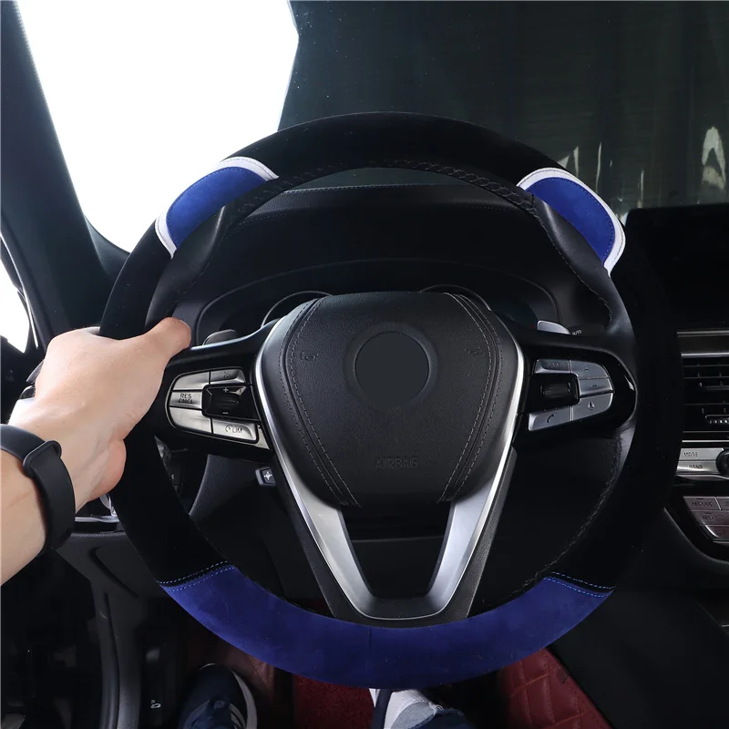 Car Steering Wheel Cover Auto Covers for Fiat Doblò Ducato Duna Fiorino Freemont Fullback Grande Punto Idea Linea | Автомобили и