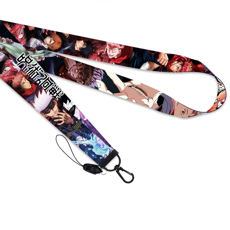 

Anime Jujutsu Kaisen Lanyard Keychain Badge ID Card Mobile Phone Case USB Flash Disk Anti Lost Neck Hang Straps