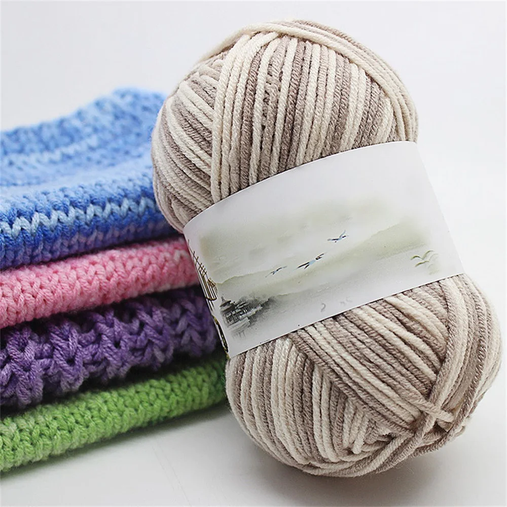 Hoomall DIY Лот молочная хлопчатобумажная пряжа Детская шерстяная для вязания Пряжа