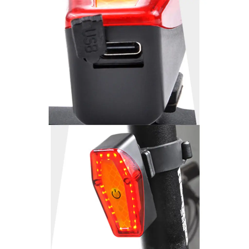 

Велосипедный фонарик, 6 режимов, безопасный красный свет, велосипедная безопасная лампа, устойчивая к атмосферным воздействиям