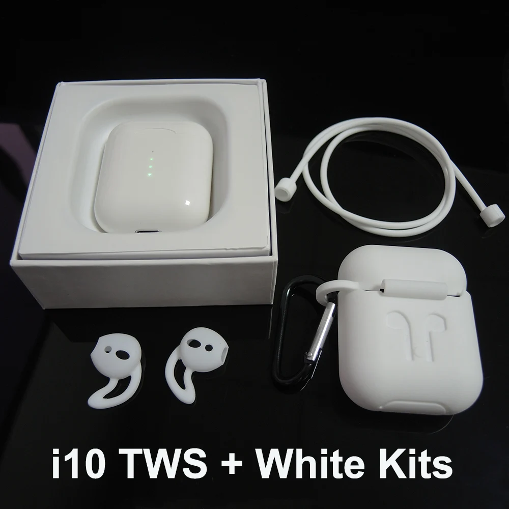 i10 TWS Bluetooth наушники беспроводные Bluetooth 5,0 наушники Сенсорное управление для Android IOS PK i500 i200 i100 i60 i30 TWS