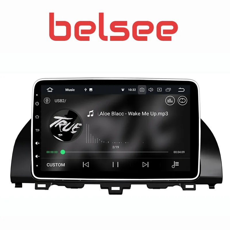 Автомагнитола Belsee PX6 сенсорный экран 10 1 дюйма Android GPS для Honda Accord поколения 2018 2019