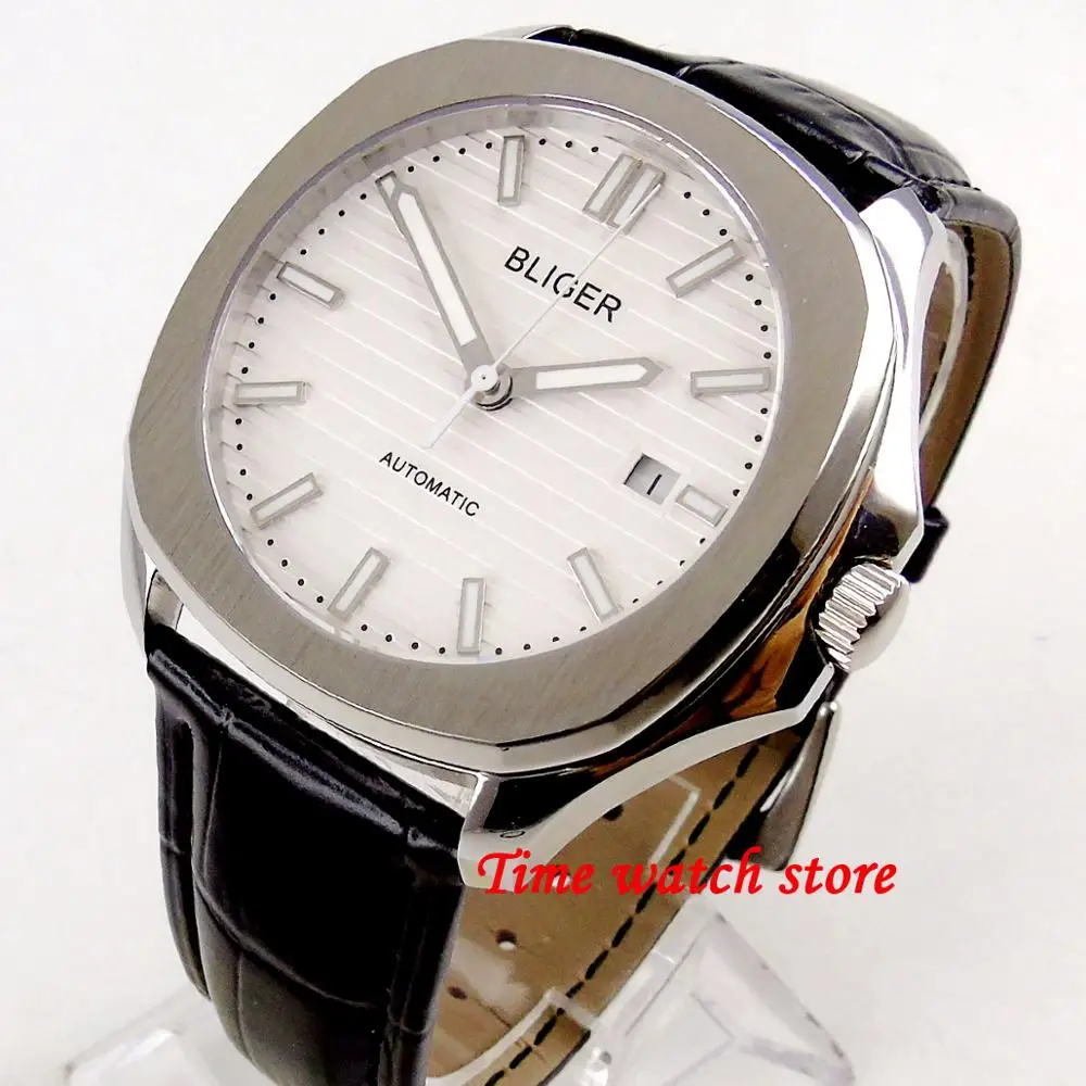 Часы наручные bliger b243 мужские с квадратным циферблатом водонепроницаемые