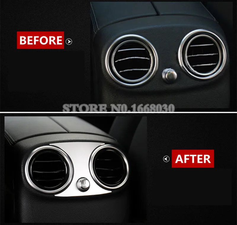 Внутренний подлокотник Задняя Крышка вентиляционного отверстия отделка для