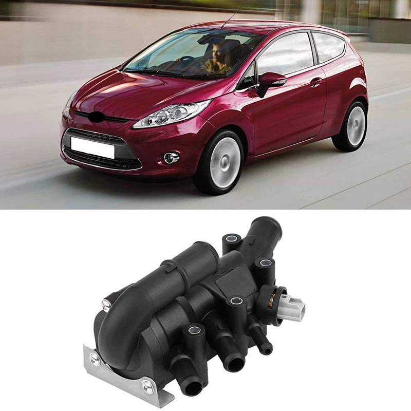 Термостат водяного отверстия охлаждающей жидкости двигателя с корпусом в сборе