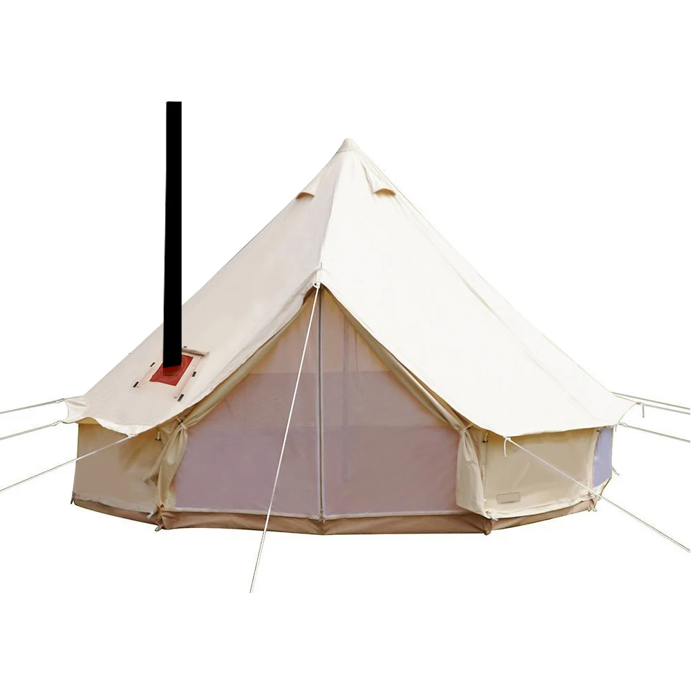 

play.do! 3M Waterproof Cotton Bell Tent For Outdoor Wedding Tent 2-3 Family Tent Camping Traveling Tents For Natural lover