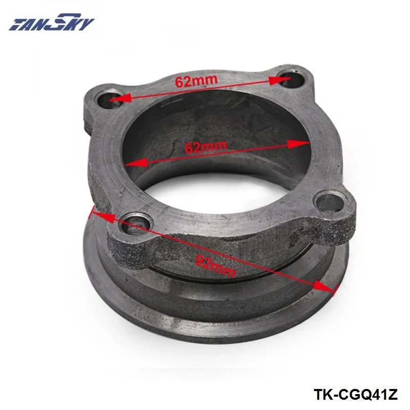 2.5&quot to 3&quot V-Band Turbo Downpipe Exhaust Flange Adapter 4 Bolts CONVERSION KIT TK-CGQ41Z |