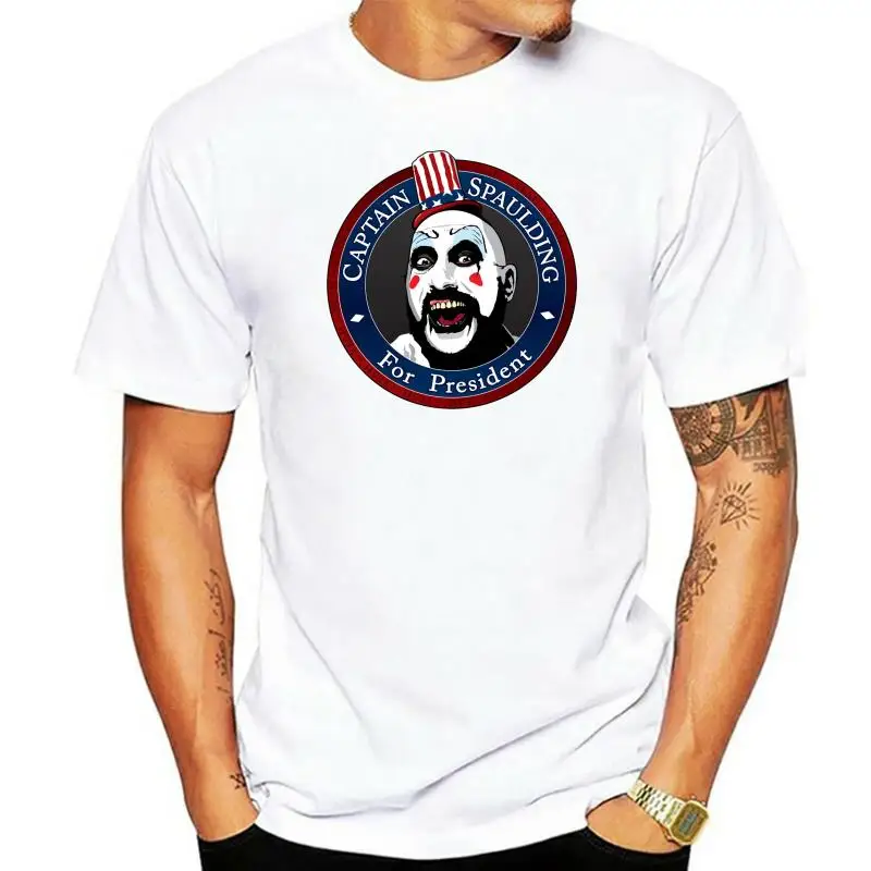 

Men t shirt Captain Spaulding For President Black t-shirt novelty tshirt women