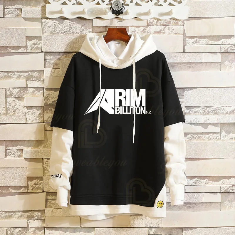 

Anime Arknights Fashion Fake Two Pieces Harajuku Hoodies Sweatshirts Men Women Hooded Pullover Streetwear Cosplay Costume Coat