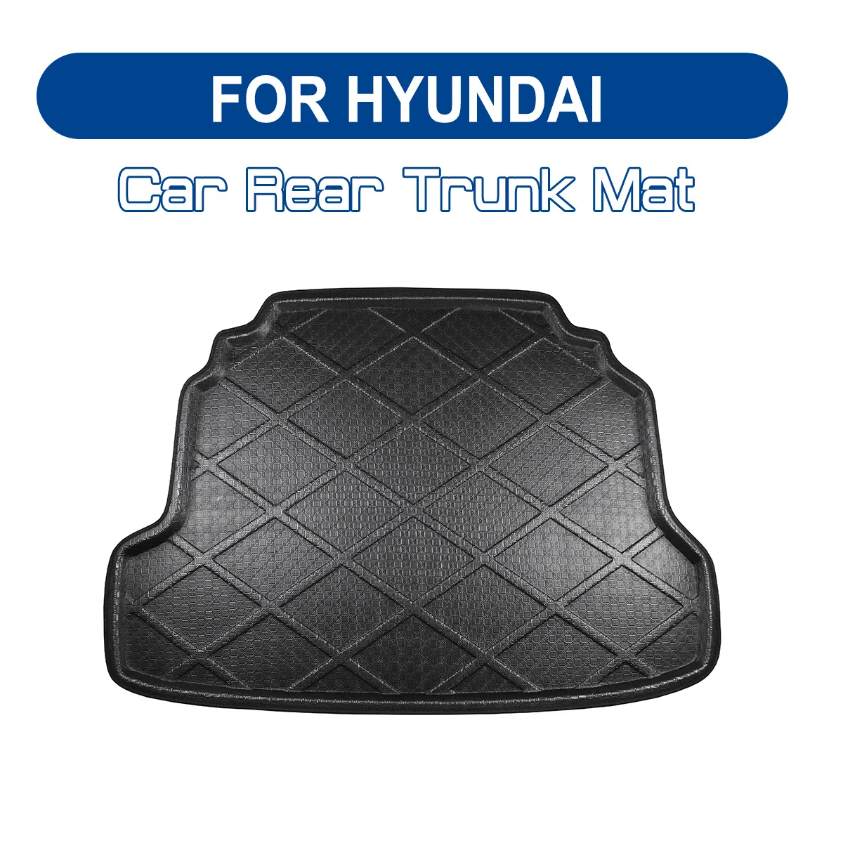 

Коврик для багажника автомобиля для Hyundai TUCSON Sonata Genesis IX25 IX35 IX45 SANTAFE ELANTRA Verna, водонепроницаемый коврик для груза