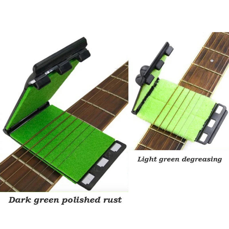 

Electric Guitar Bass String Scrubber Wipe Cleaning Tool Maintenance Cleaner