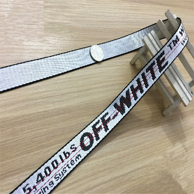 2.5cm off silver 2 метра английские буквы, лента, ленточный ремень, используемый для одежды, сумки, головные уборы, шляпа, есть другой знак, символ, лента DIY ручной работы - Цвет: 2.5cm off silver