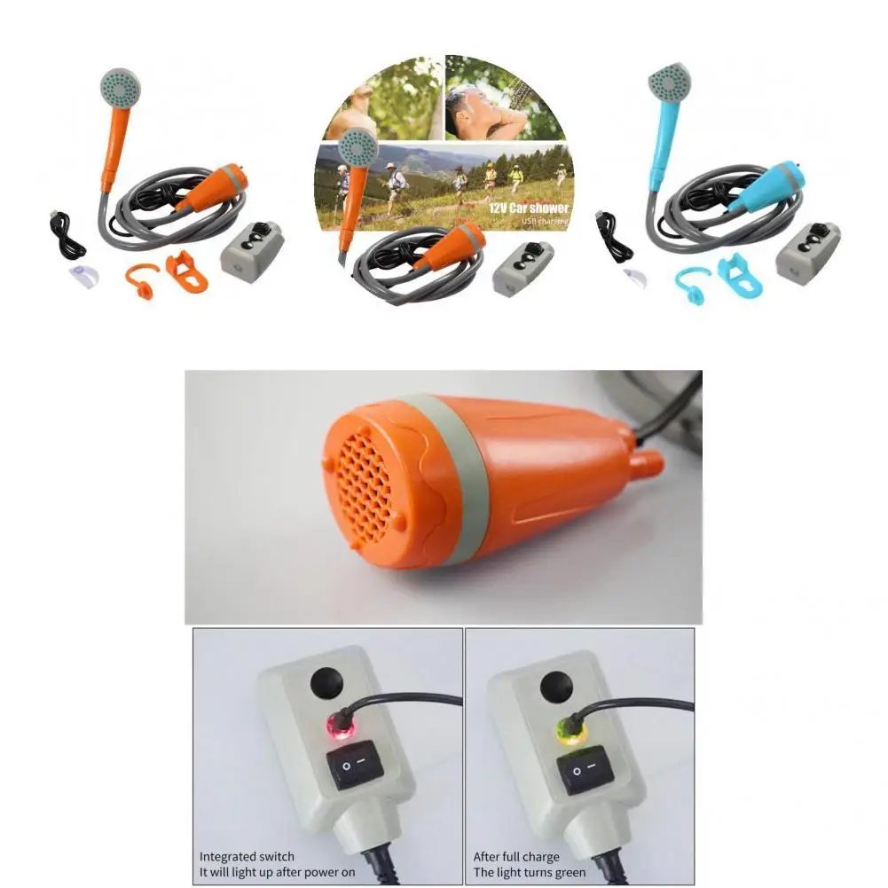 

Camping Showerhead Hands-Free Outdoor Showerhead High Pressure Camping Shower Head
