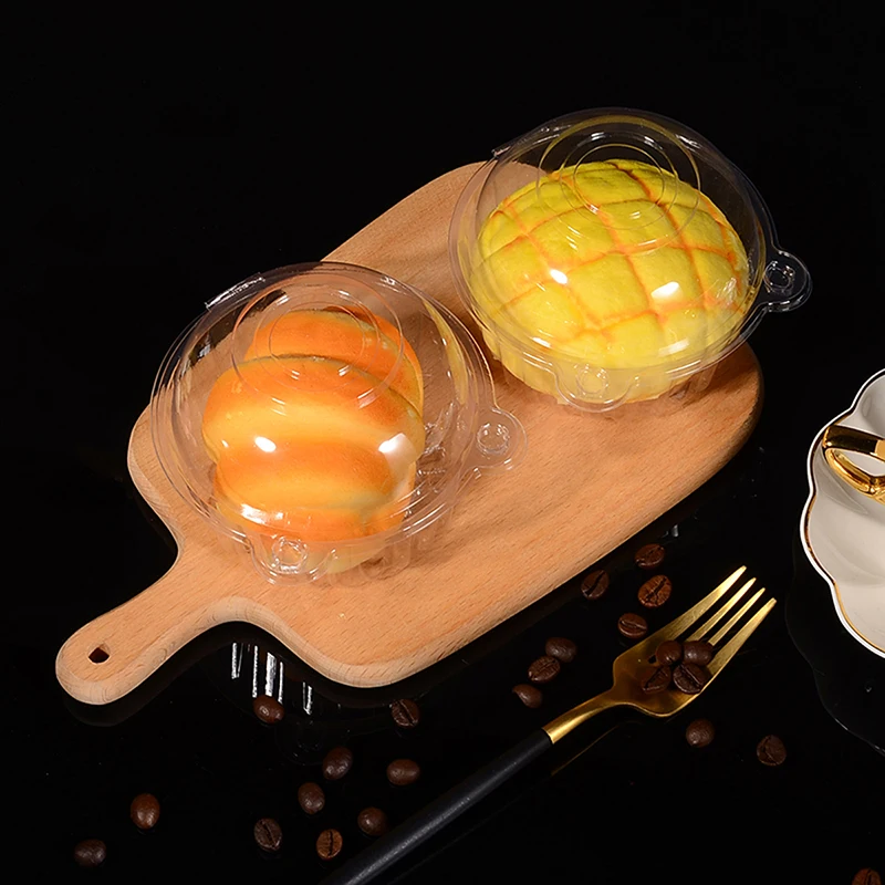 Прозрачные Пластиковые чехлы для кексов 50 шт. домашний контейнер ручной работы