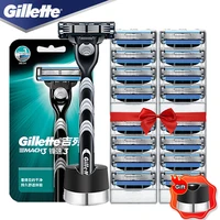 shaver for men gillette mach 3 straight razor case shaving machine cassettes with stand safety shave blades for beard shavette