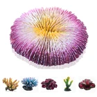 Искусственный аквариум Коралловое украшение аквариум Коралловый риф украшение Acuario цветок растение камень декоративный мрамор фон