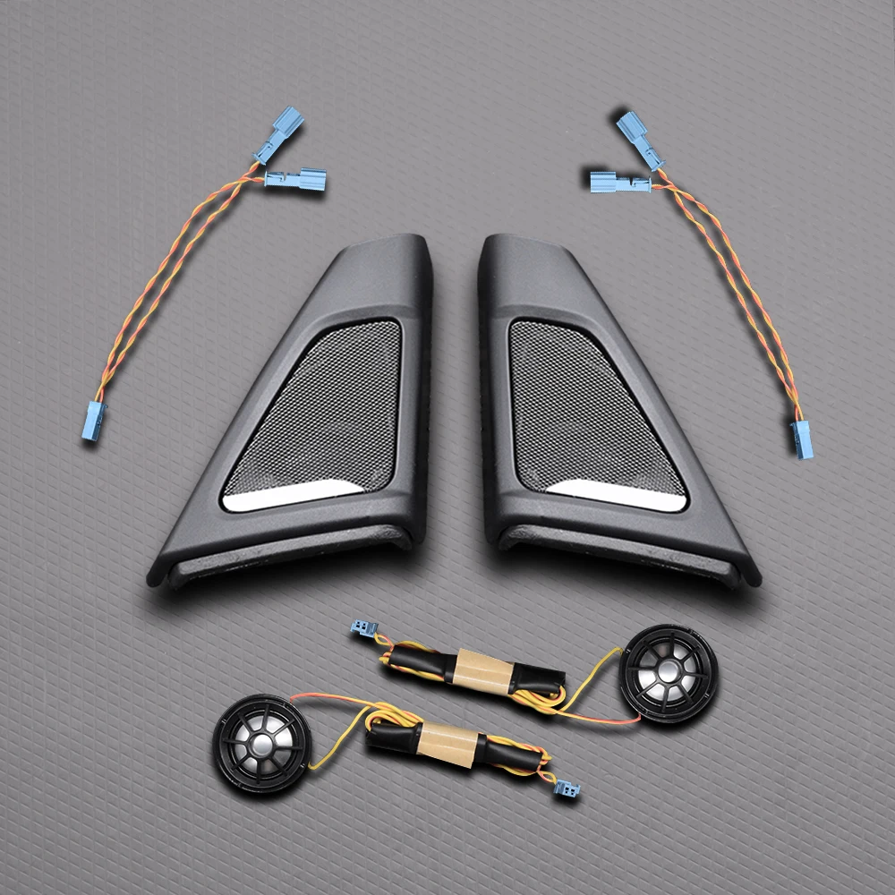 

Car Tweeter Cover For BMW F10 F11 5 Series Front Door Audio Head Treble Horn Loudspeaker Hifi Frequency Speakers Upgrade Frame
